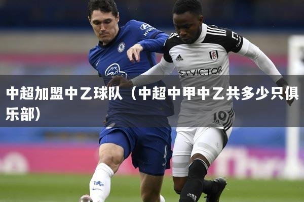 中超加盟中乙球队（中超中甲中乙共多少只俱乐部）