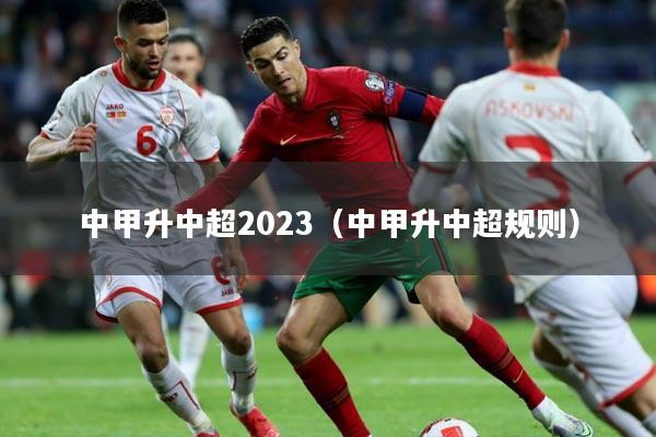 中甲升中超2023（中甲升中超规则）