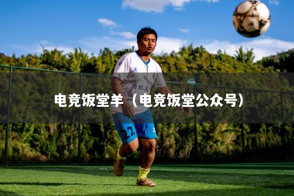 电竞饭堂羊（电竞饭堂公众号）